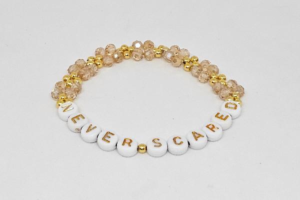 Never Scared Friendship Bracelet (Change)