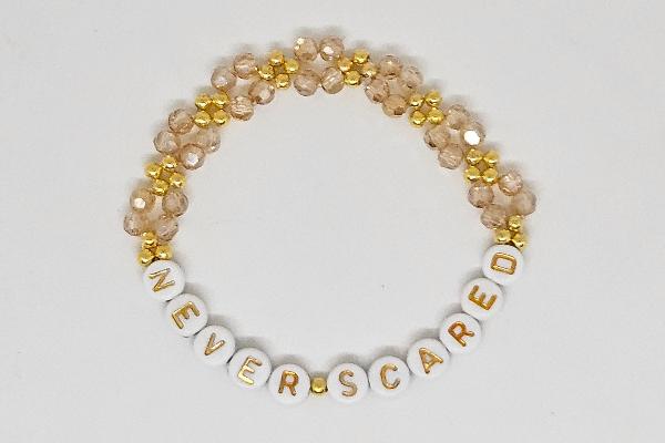 Never Scared Friendship Bracelet (Change)