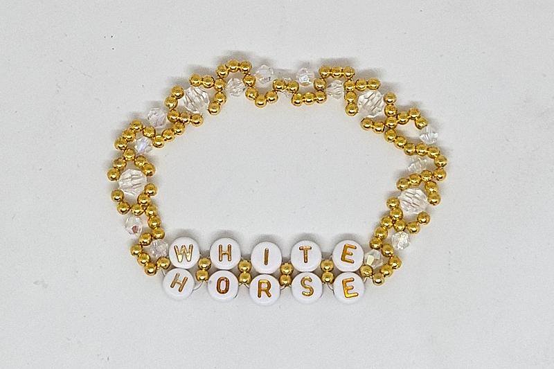 White Horse Friendship Bracelet