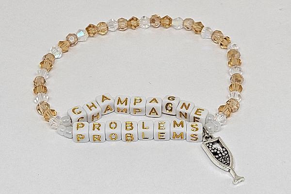 Champagne Problems Friendship Bracelet (Style 2)