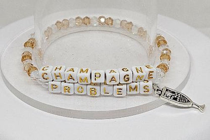 Champagne Problems Friendship Bracelet (Style 2)