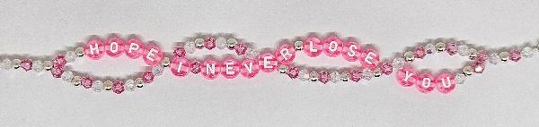 Hope I Never Lose You Friendship Bracelet (Cornelia Street)