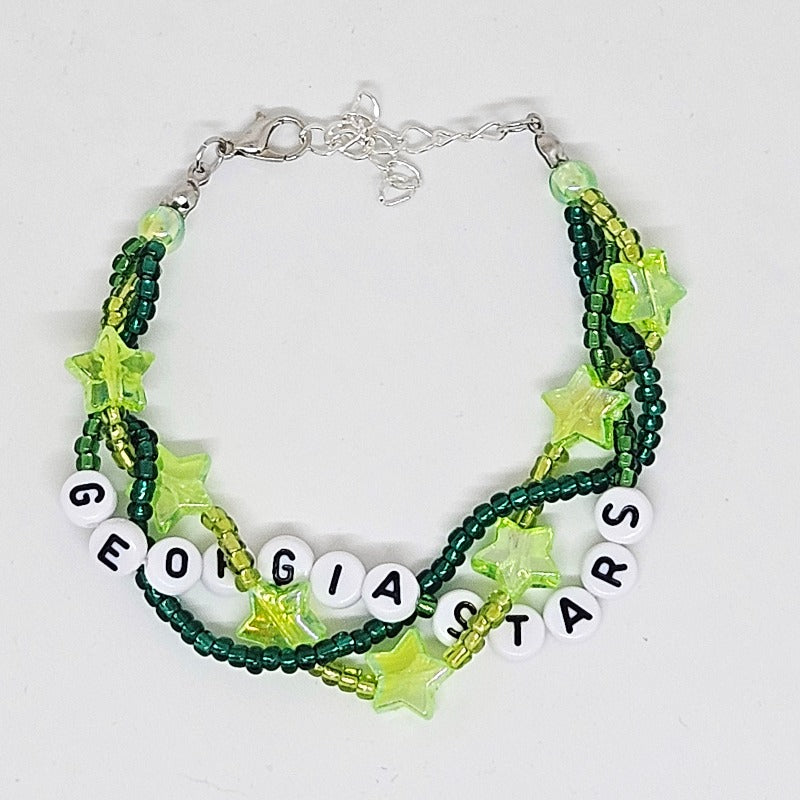 Georgia Stars Braided Friendship Bracelet (Tim McGraw)