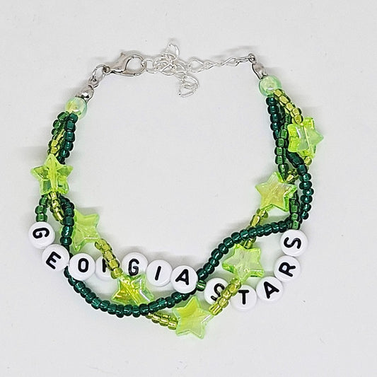 Georgia Stars Braided Friendship Bracelet (Tim McGraw)
