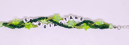 Georgia Stars Braided Friendship Bracelet (Tim McGraw)