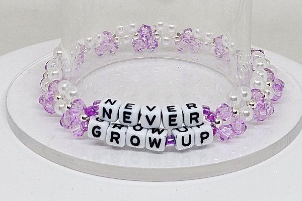 Never Grow Up Friendship Bracelet