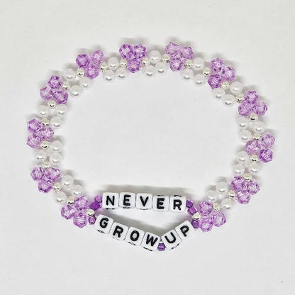 Never Grow Up Friendship Bracelet