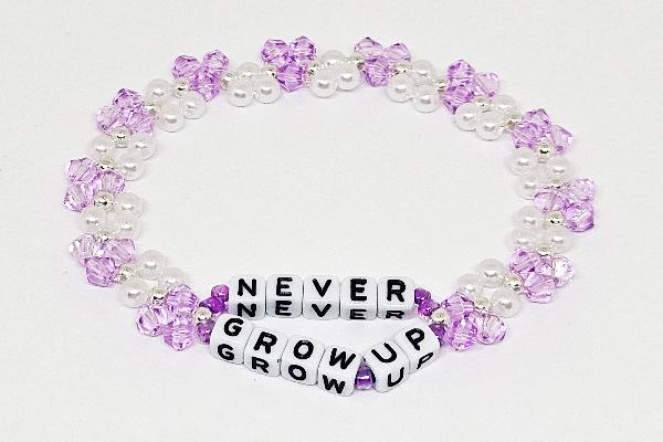 Never Grow Up Friendship Bracelet