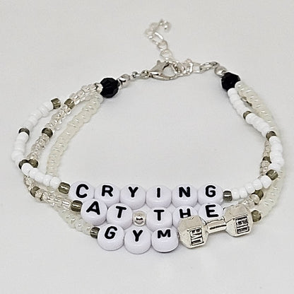 Crying At The Gym Friendship Bracelet (Down Bad)