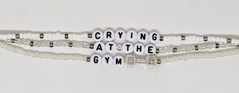 Crying At The Gym Friendship Bracelet (Down Bad)