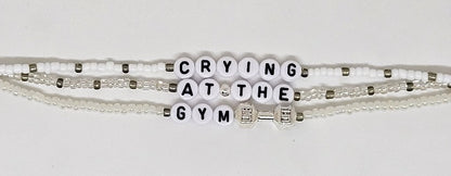 Crying At The Gym Friendship Bracelet (Down Bad)