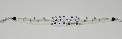 Crying At The Gym Friendship Bracelet (Down Bad)