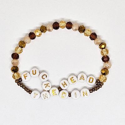 Fucked In The Head Friendship Bracelet (Champagne Problems)