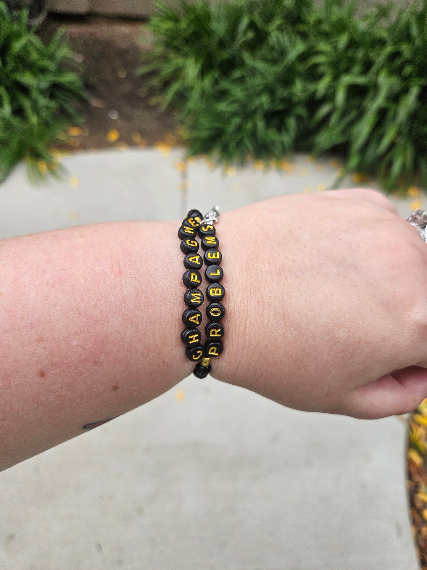 Champagne Problems Friendship Bracelet (Style 1)