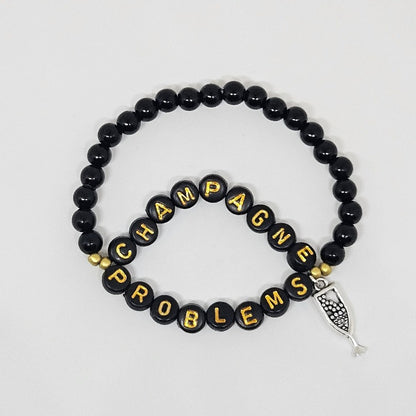 Champagne Problems Friendship Bracelet (Style 1)