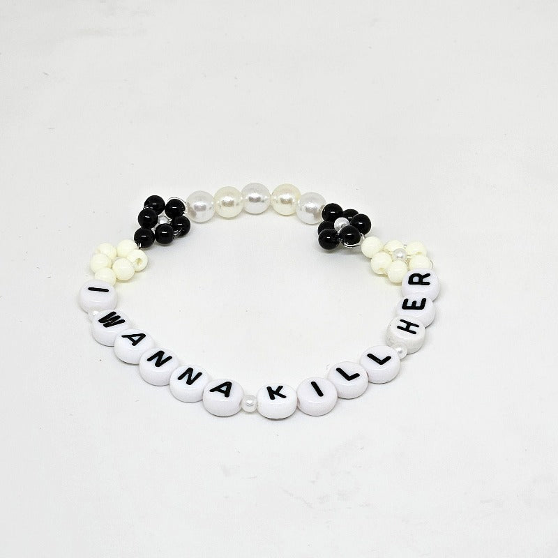 I Wanna Kill Her Flower Friendship Bracelet (Fortnight)
