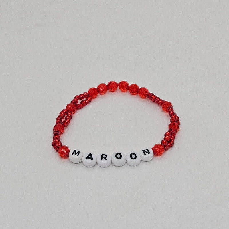 Maroon Friendship Bracelet