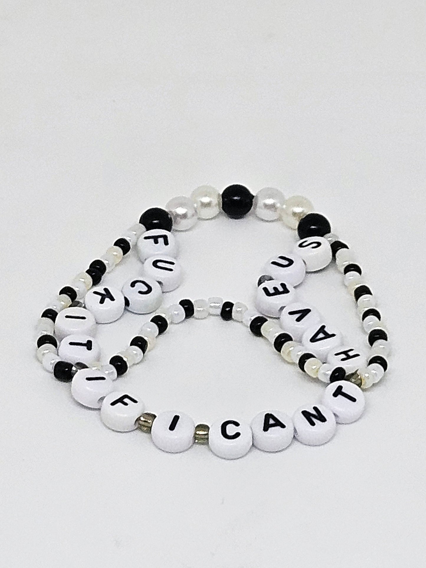 Fuck It If I Can't Have Us Wavy Friendship Bracelet (Down Bad)