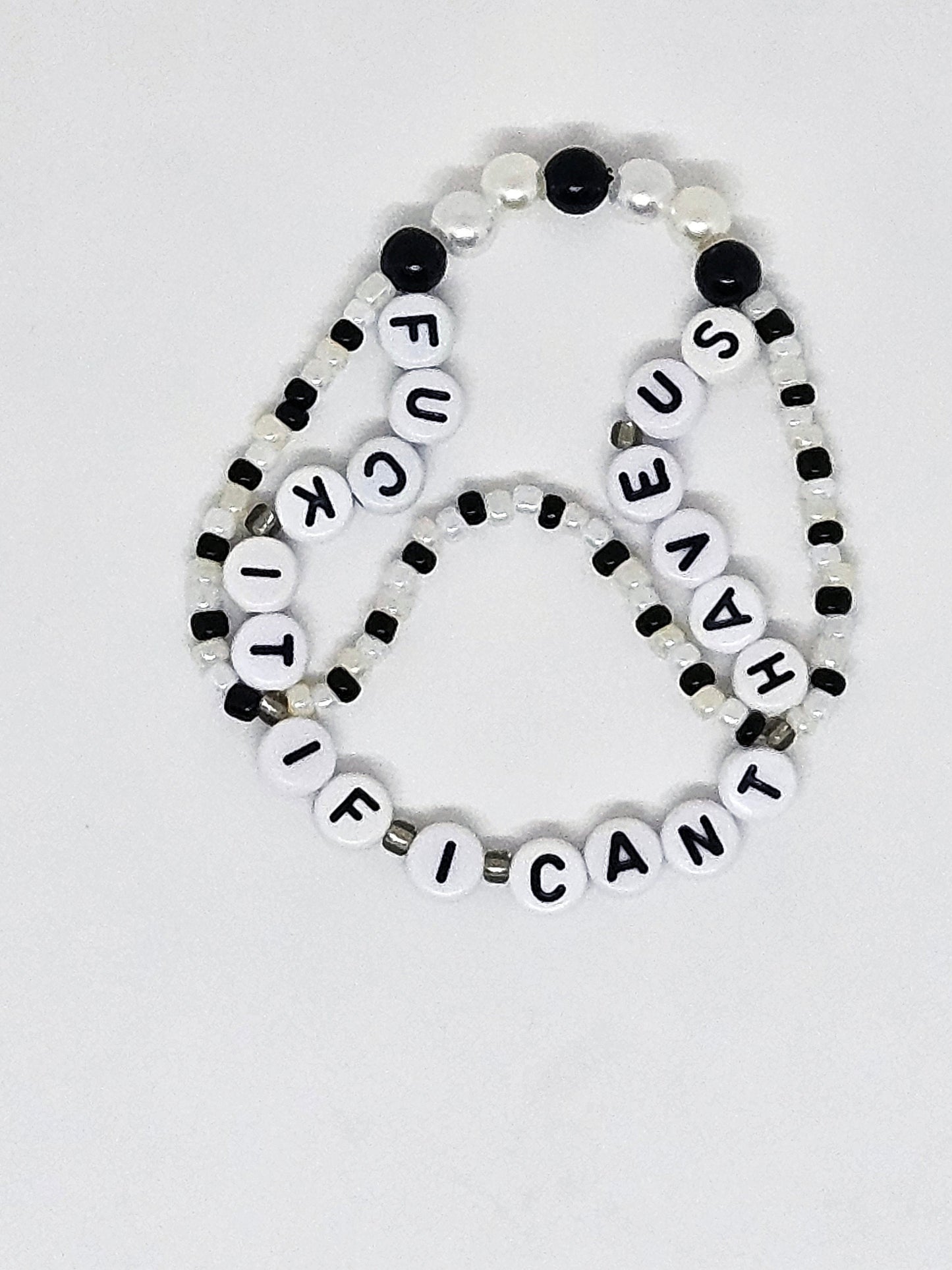 Fuck It If I Can't Have Us Wavy Friendship Bracelet (Down Bad)