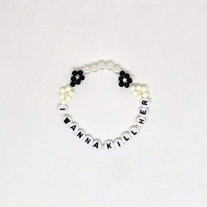 I Wanna Kill Her Flower Friendship Bracelet (Fortnight)