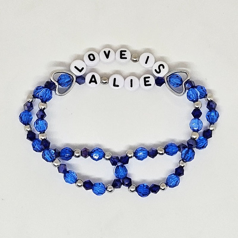 Love Is A Lie Friendship Bracelet (Hits Different)
