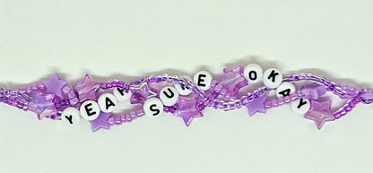 Yeah, Sure, Okay Braided Friendship Bracelet (Blindsided)