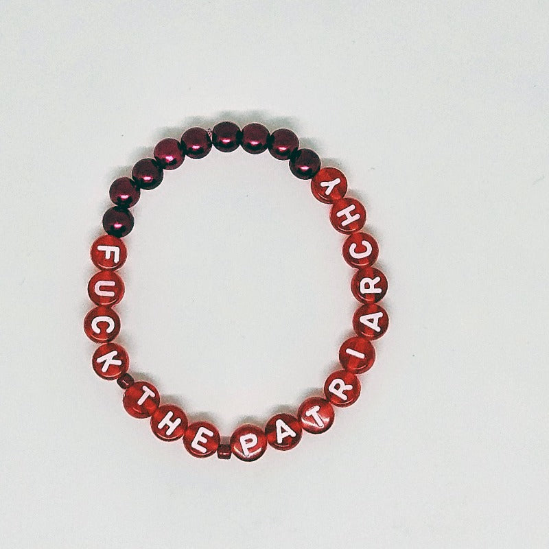 Fuck The Patriarchy Friendship Bracelet (All Too Well)