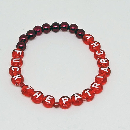 Fuck The Patriarchy Friendship Bracelet (All Too Well)