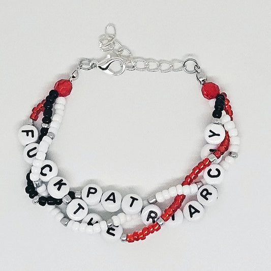 Fuck The Patriarchy Braided Friendship Bracelet (All Too Well)