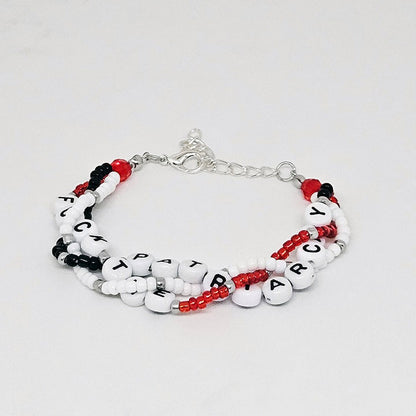 Fuck The Patriarchy Braided Friendship Bracelet (All Too Well)
