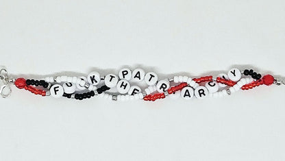 Fuck The Patriarchy Braided Friendship Bracelet (All Too Well)