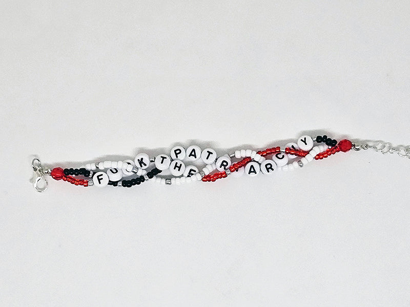 Fuck The Patriarchy Braided Friendship Bracelet (All Too Well)