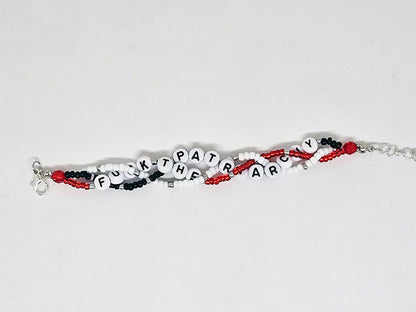 Fuck The Patriarchy Braided Friendship Bracelet (All Too Well)