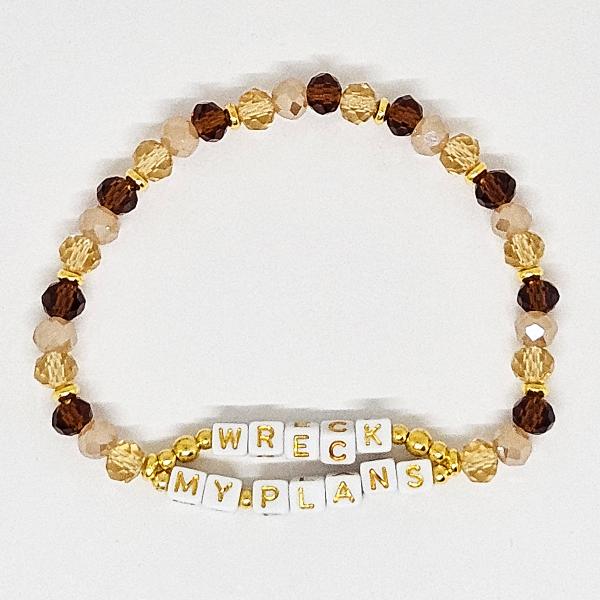 Wreck My Plans Friendship Bracelet (Willow)