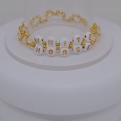 White Horse Friendship Bracelet