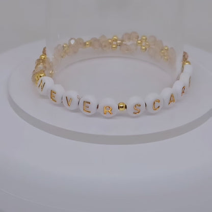 Never Scared Friendship Bracelet (Change)