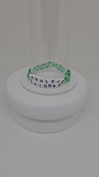 Should've Said No Friendship Bracelet