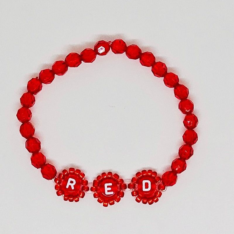 Red Halo Friendship Bracelet