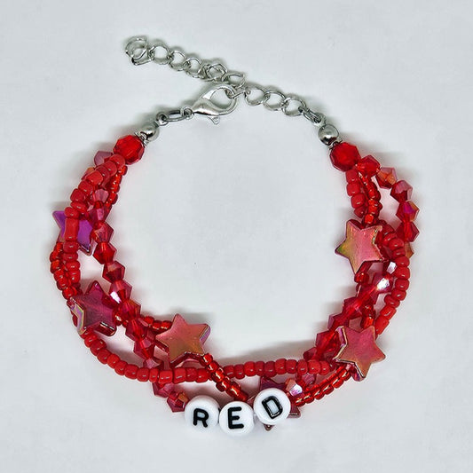 Red Braided Friendship Bracelet