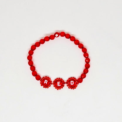 Red Halo Friendship Bracelet
