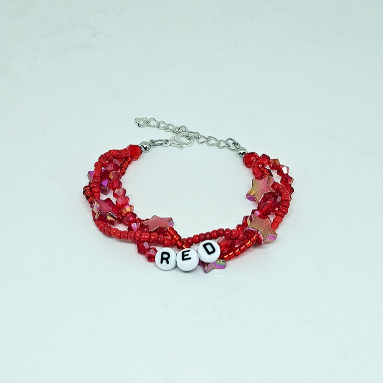 Red Braided Friendship Bracelet
