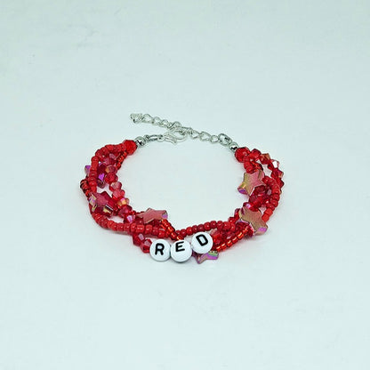 Red Braided Friendship Bracelet