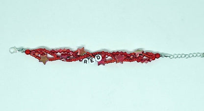 Red Braided Friendship Bracelet