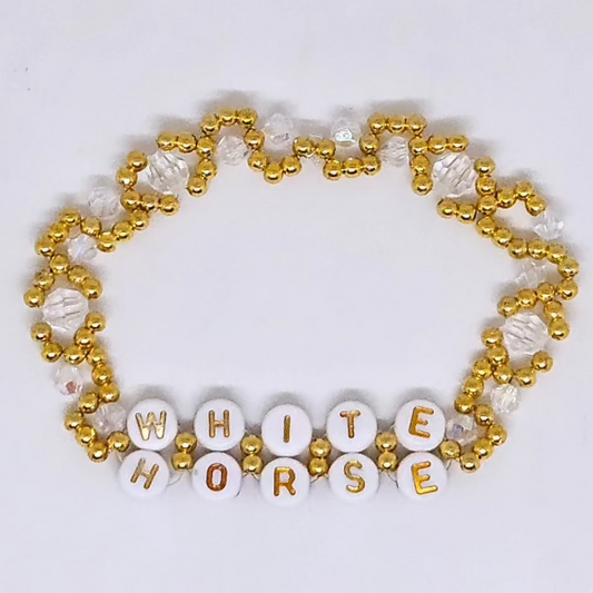 White Horse Friendship Bracelet