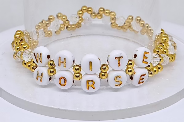White Horse Friendship Bracelet