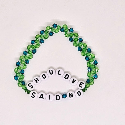 Should've Said No Friendship Bracelet