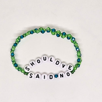 Should've Said No Friendship Bracelet