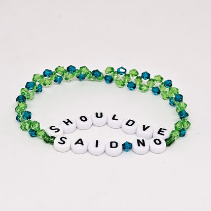 Should've Said No Friendship Bracelet