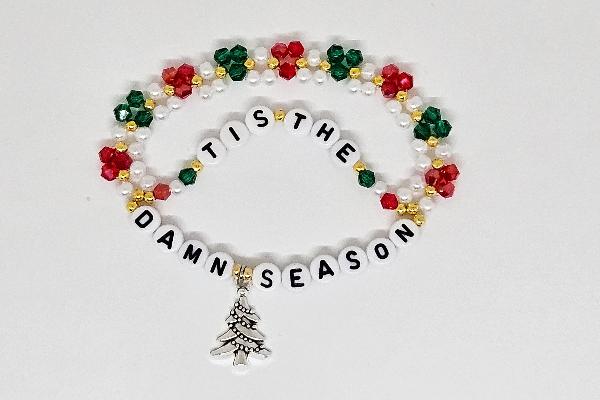Tis The Damn Season Friendship Bracelet