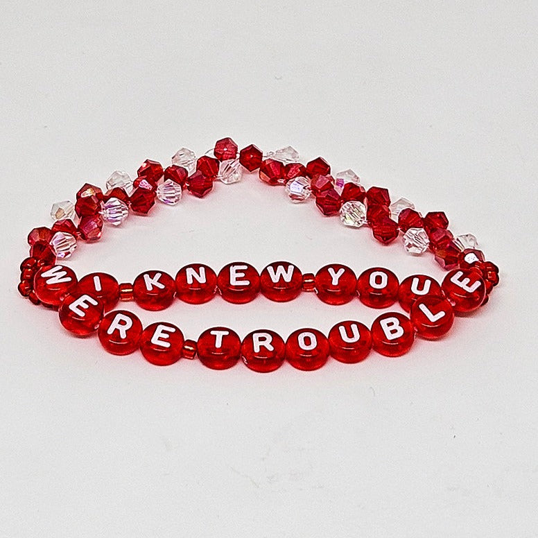 I Knew You Were Trouble Friendship Bracelet